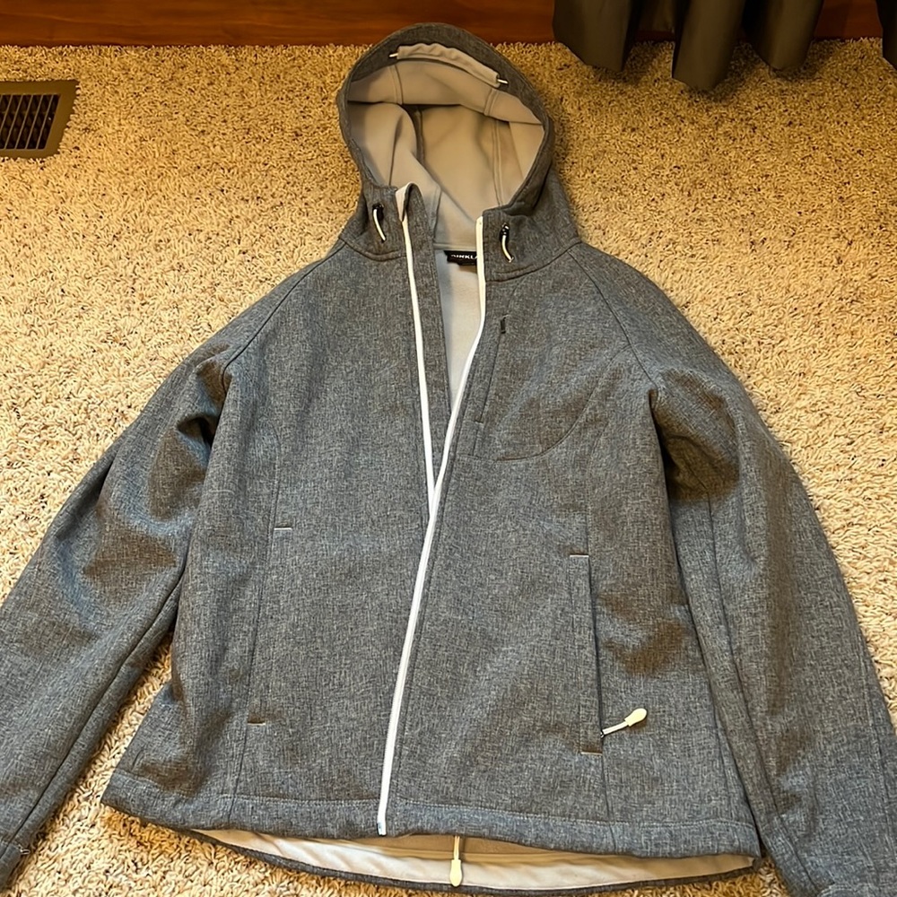 Thick Grey/White Water Resistant Jacket
